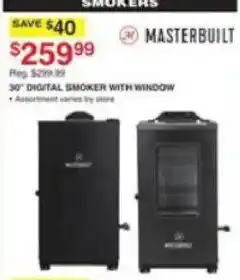 Dunham's Sports Masterbuilt 30" Digital Smoker With Window offer
