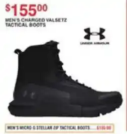 Dunham's Sports Under Armour men's charged valsetz tactical boots offer