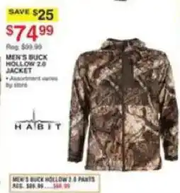 Dunham's Sports Habit men's buck hollow 2.0 jacket offer