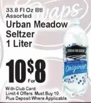 Super Fresh Urban Meadow Seltzer offer