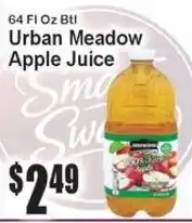 Super Fresh Urban Meadow Apple Juice offer