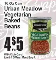 Super Fresh Urban Meadow Vegetarian Baked Beans offer