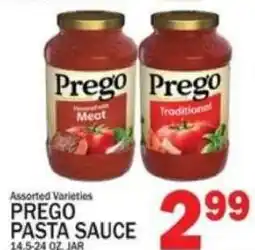 C Town Prego pasta sauce offer