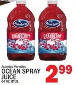 C Town Ocean Spray juice offer