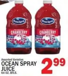 Ocean Spray juice