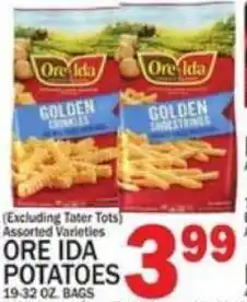 C Town Ore Ida Potatoes offer