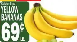 C Town Golden Ripe yellow bananas offer