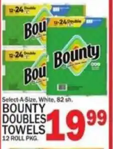 C Town Bounty doubles towels offer