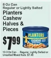 Super Fresh Planters Cashew Halves & Pieces offer