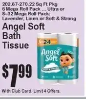 Super Fresh Angel Soft Bath Tissue offer