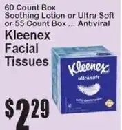 Super Fresh Kleenex Facial Tissues offer