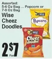 Super Fresh Wise Cheez Doodles offer