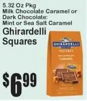 Super Fresh Ghirardelli squares offer
