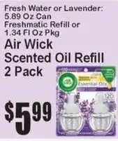 Super Fresh Air Wick Scented Oil Refill offer
