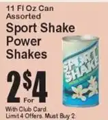 Super Fresh Sport Shake Power Shakes offer