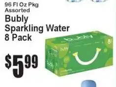 Super Fresh Bubly Sparkling Water offer
