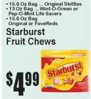 Super Fresh Starburst Fruit Chews offer