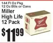 Super Fresh Miller High Life offer