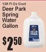 Super Fresh Deer Park spring water gallon offer