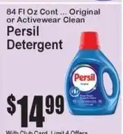 Super Fresh Persil Detergent offer