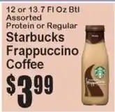 Super Fresh Starbucks Frappuccino Coffee offer