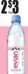 Super Fresh Evian water offer