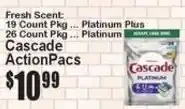 Super Fresh Cascade ActionPacs offer