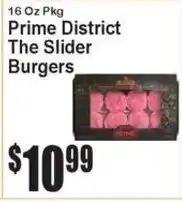 Super Fresh Prime District The Slider Burgers offer
