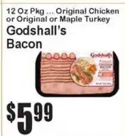 Super Fresh Godshall's Bacon offer