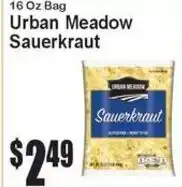 Super Fresh Urban Meadow sauerkraut offer