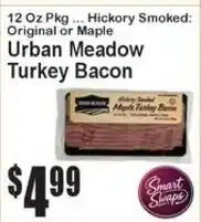 Super Fresh Urban Meadow Turkey Bacon offer