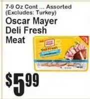 Super Fresh Oscar Mayer Deli Fresh Meat offer