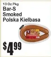 Super Fresh Bar-S Smoked Polska Kielbasa offer