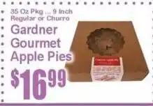 Super Fresh Gardner gourmet apple pies offer