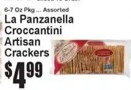 Super Fresh La Panzanella Croccantini Artisan Crackers offer