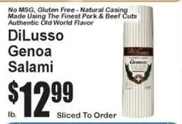 Super Fresh DiLusso Genoa Salami offer