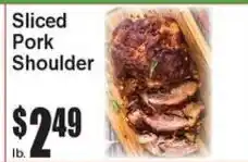 Super Fresh Sliced Pork Shoulder offer
