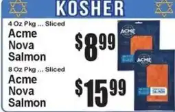 Super Fresh Acme Nova Salmon offer