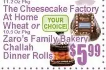 Super Fresh The Cheesecake Factory At Home Wheat offer