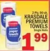 C Town Krasdale premium towels offer