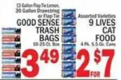 C Town Good sense trash bags offer