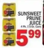 C Town Sunsweet prune juice offer