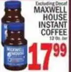 C Town Maxwell House instant coffee offer