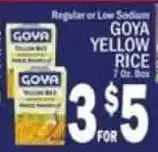 C Town Goya yellow rice offer