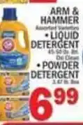 C Town Arm & Hammer liquid detergent or powder detergent offer