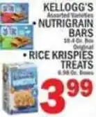 C Town Kellogg's nutrigrain bars offer