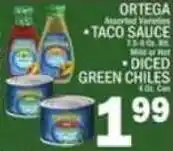 C Town Ortega taco sauce or diced green chiles offer