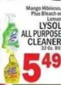 C Town Lysol all purpose cleaner offer