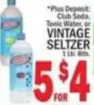 C Town Vintage seltzer offer