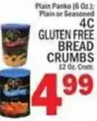 C Town 4C gluten free bread crumbs offer